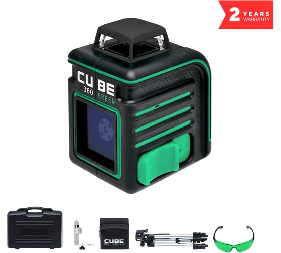 Изображение товара Лазерный уровень ADA CUBE 360 Green Ultimate Edition А00470