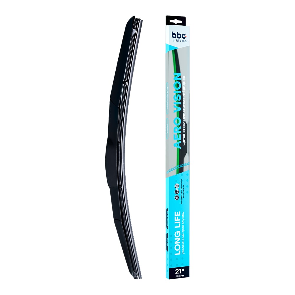 Изображение товара Щетка стеклоочистителя гибридная 530 мм BiBiCare 4936 всесезонная