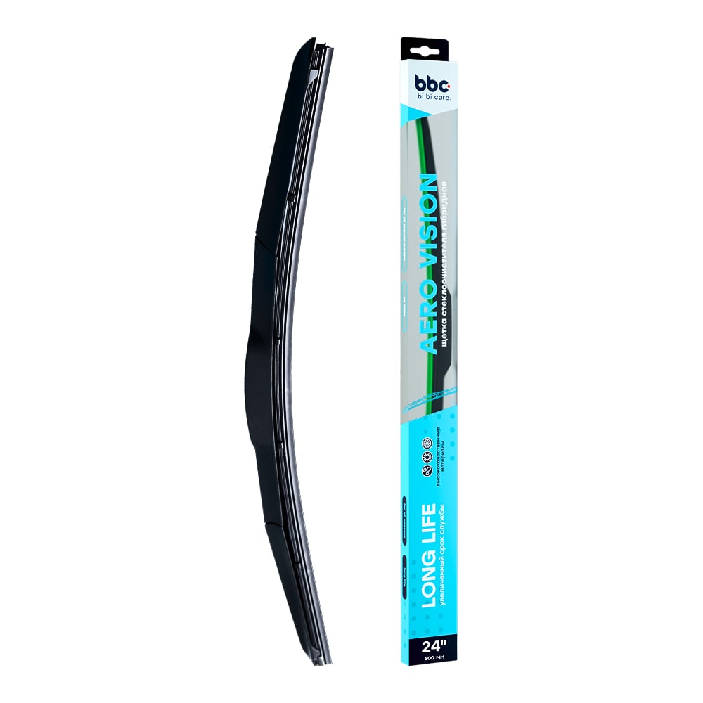Изображение товара Гибридная щетка стеклоочистителя 600 мм BiBiCare 4938 всесезонная
