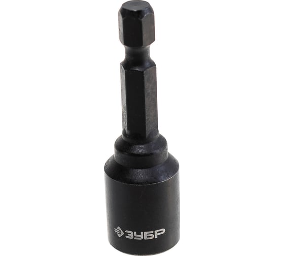 Изображение товара Бита с торцовой головкой ПРОФИ Нат-драйвер магнитная (50 мм; 10 мм; 1/4") Зубр 26375-10