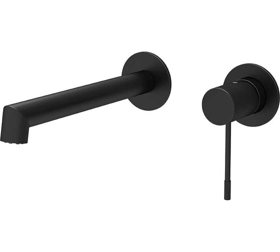 Изображение товара Смеситель для раковины VINCEA Desire встраиваемый, однорычажный, черный VBFW-1D1MB