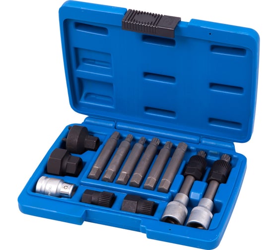 Изображение товара Набор специальных головок и насадок для шкива генератора МАСТАК 106-10013C