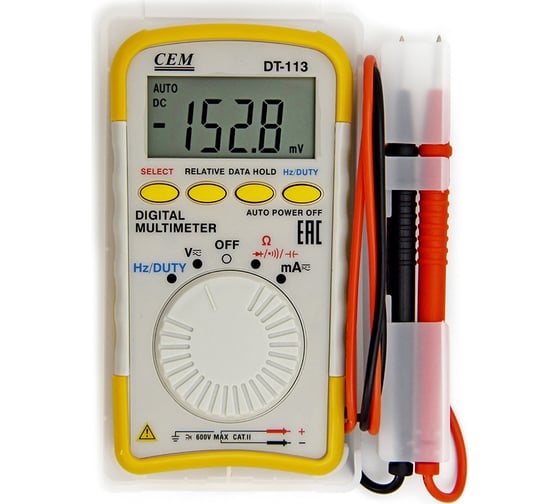 Изображение товара Карманный цифровой мультиметр СЕМ DT-113 480175