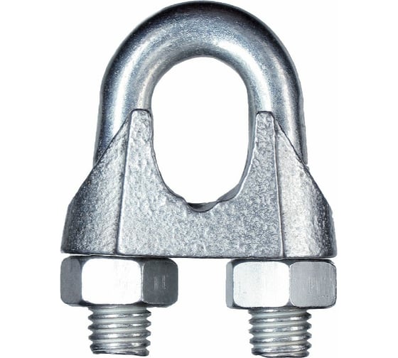 Изображение товара Канатный зажим КРЕП-КОМП DIN 741 м20 10шт зк20ф