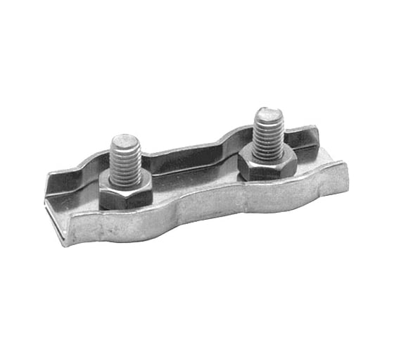 Изображение товара Канатный двойной зажим КРЕП-КОМП Duplex 2мм 100шт зд2ф