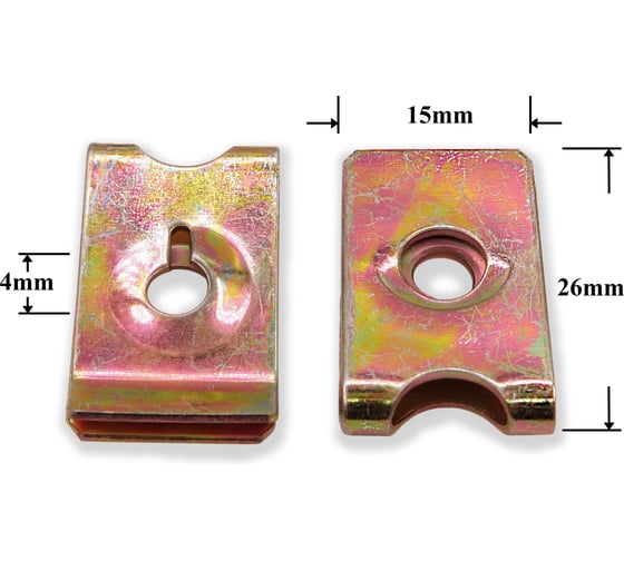 Изображение товара Автокрепеж металлический 10 шт Крепавто M2048