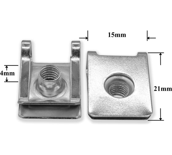 Изображение товара Автокрепеж металлический 10 шт Крепавто M2042