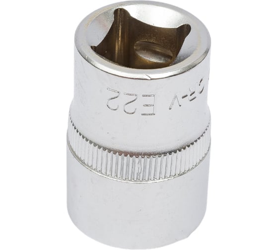 Изображение товара Головка торцовая МАСТЕР (Е22; 1/2"; Cr-V; E-TORX) Зубр 27719-22