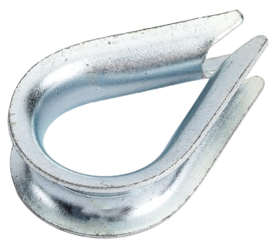 Изображение товара Коуш для стальных канатов КРЕП-КОМП DIN 6899 м12 15шт кск12ф