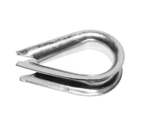 Изображение товара Коуш для стальных канатов КРЕП-КОМП DIN 6899 м13 10шт кск13ф