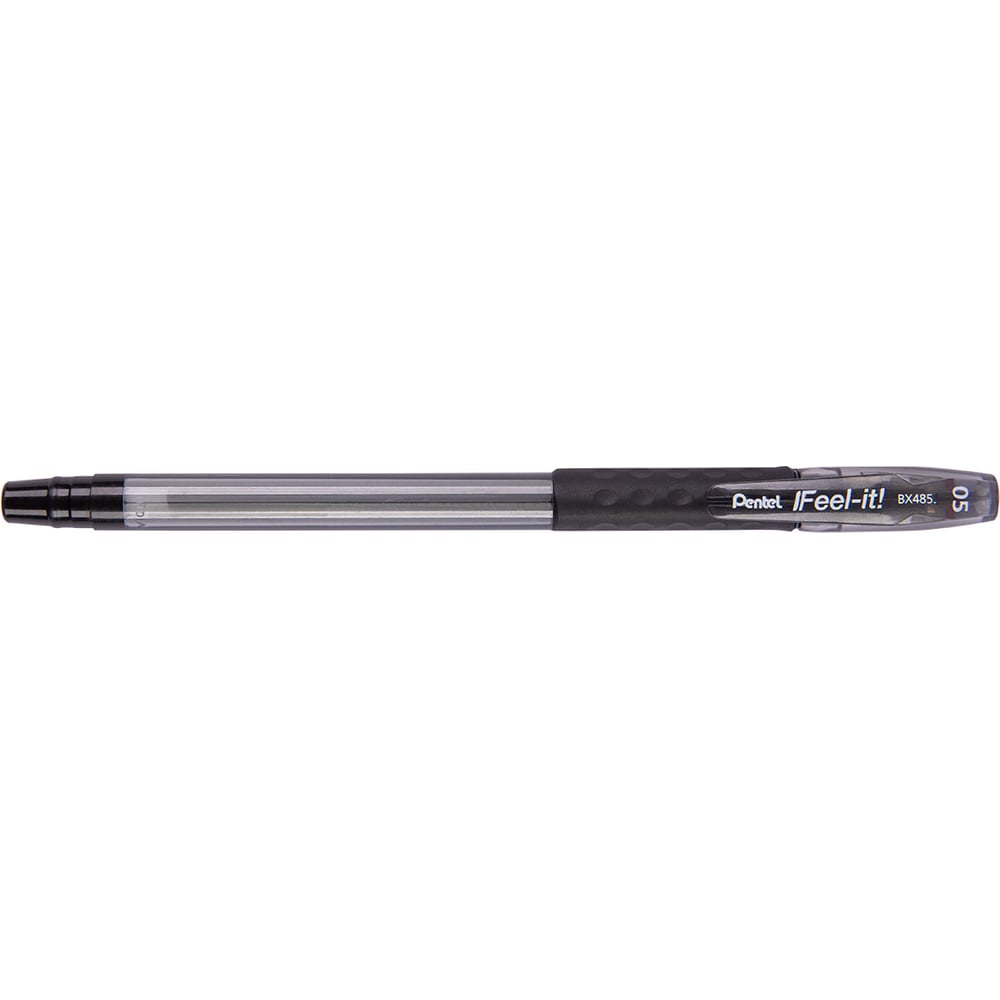 Шариковая ручка Pentel ручка с пластиковым пером pentel stylo 0 4 мм красные чернила на водной основе