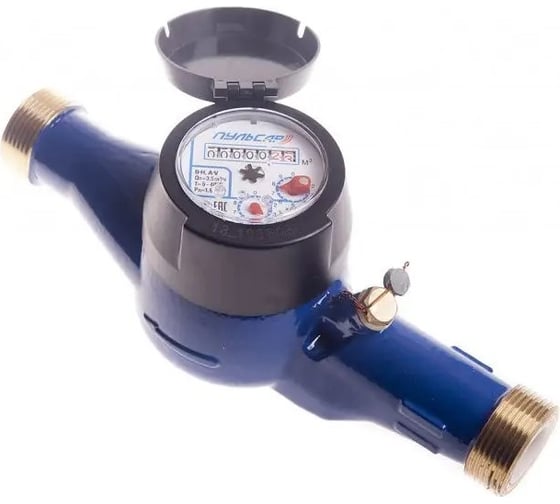 Изображение товара Многоструйный счетчик холодной воды Пульсар М Ду20; Qn=2,5м3/час; L=190мм Р00074189