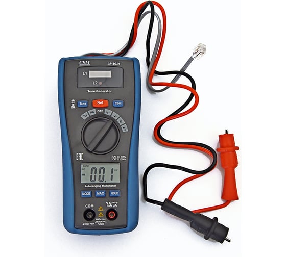 Изображение товара Тестер-мультиметр для поиска скрытой проводки СЕМ LA-1014 481219