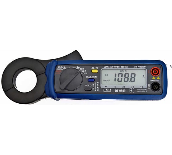 Изображение товара Токовые клещи для измерения переменного тока СЕМ DT-9809 480991