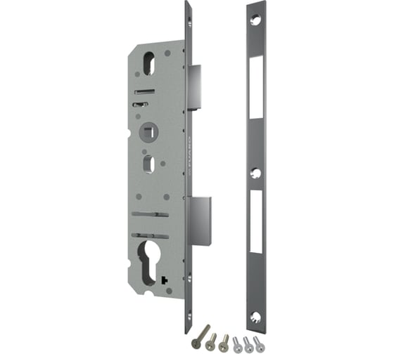 Изображение товара Корпус узкопрофильного замка с защелкой FUARO PROF4916-25/92 CP хром 26415