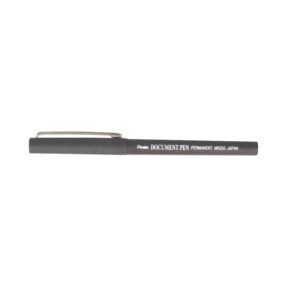 Ручка-роллер Pentel Document Pen одноразовый d 0.5 мм 12 шт MR205-AE черные чернила 586212