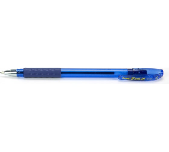 Изображение товара Шариковая ручка Pentel Feel it! d 1 мм 12 шт BX490-C синие чернила 671362