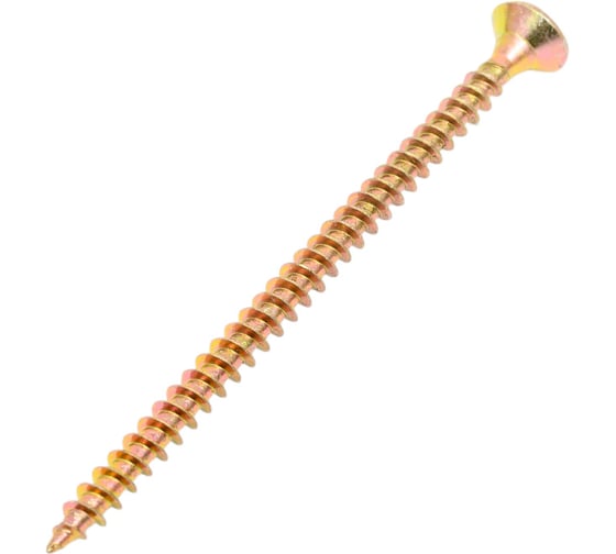 Изображение товара Саморез КРЕП-КОМП желтый цинк POZY 5х80 1800шт жд580