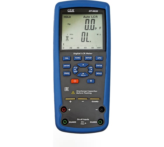 Изображение товара Профессиональный LCR-метр с автоматическим выбором режима измерений СЕМ DT-9935 481097