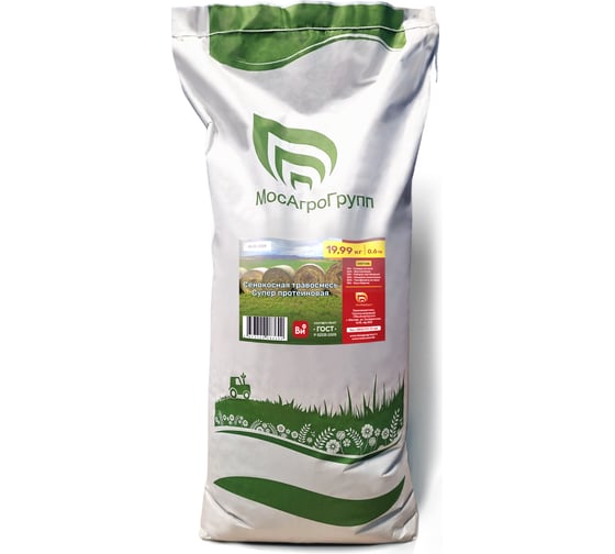 Изображение товара Сенокосная травосмесь МосАгроГрупп супер протеиновая 19.99 кг МАВИК200002