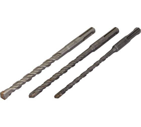 Изображение товара Набор буров MASTER по бетону (3 шт; 6,8,10х160 мм; SDS-Plus) STAYER 29250-H3