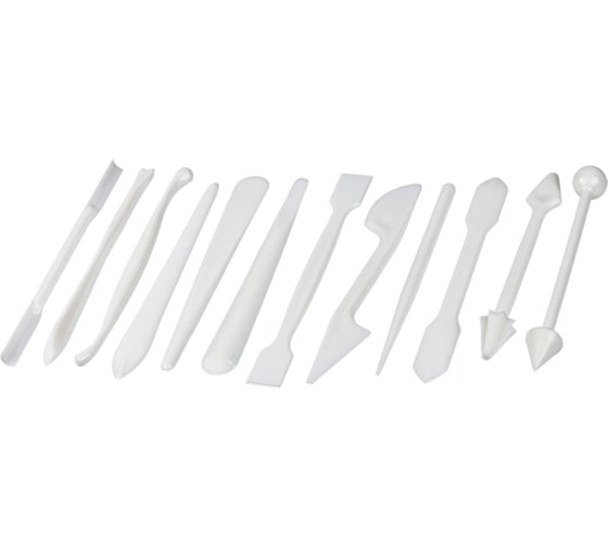 Изображение товара Набор кондитерских инструментов для моделирования S-CHIEF из мастики и марципана 12 шт SHF-0009 411595