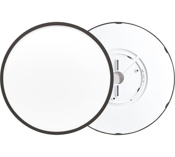 Изображение товара Светодиодный накладной светильник Apeyron spin, 28Вт, 2800лм, 4000К, ip40, ø300x25, круг, черный, комплект/ 18-133