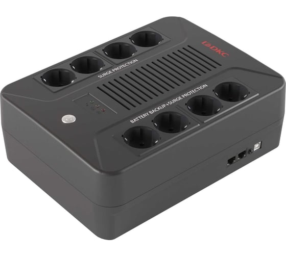 Изображение товара Линейно-интерактивный ИБП DKC серии Info PDU, 600 ВА/360 Вт,1/1,8xSchuko, 1x7Aч INFOPDU600PL