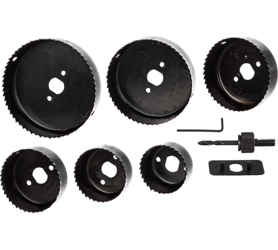 Изображение товара Набор кольцевых коронок по дереву MASTER (8 шт; 51-102 мм) STAYER 29600-H8