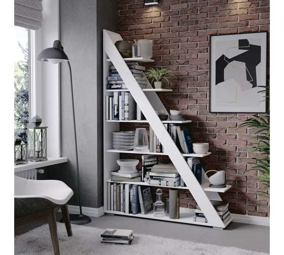 Изображение товара Стеллаж ТриЯ тип 14 белый 210453