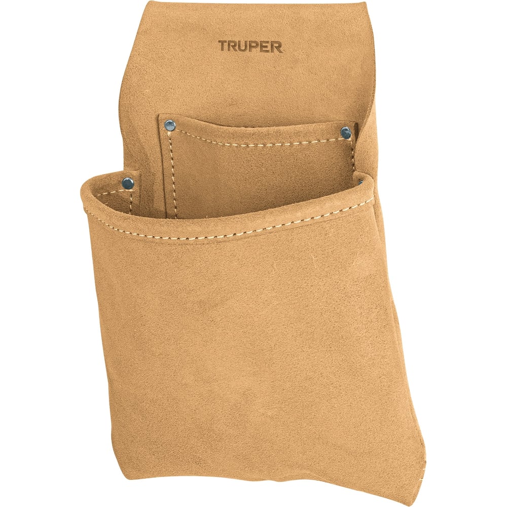 Изображение товара Сумка поясная для гвоздей и мелких инструментов TRUPER 11516 натуральная кожа