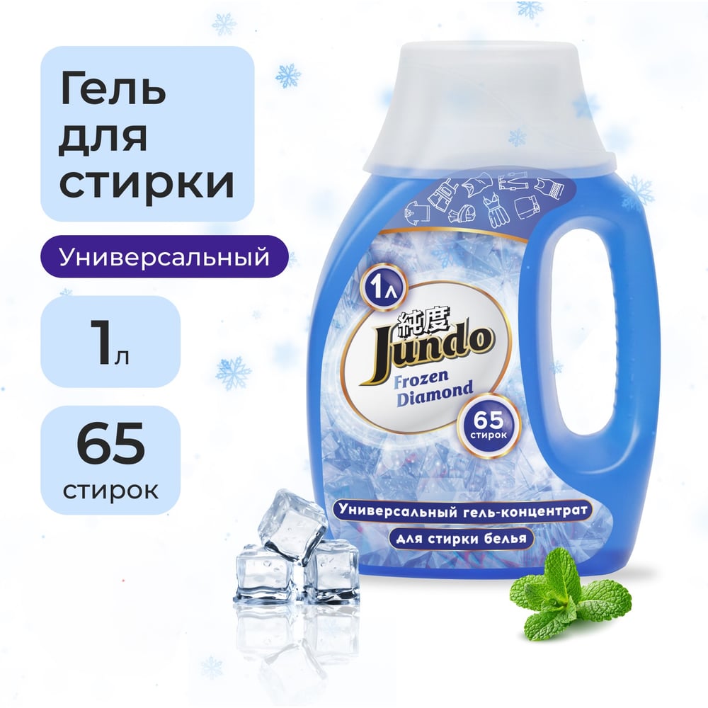 Изображение товара Гель для ежедневной стирки белья Jundo Premium Премиум 1 л 4903720021705
