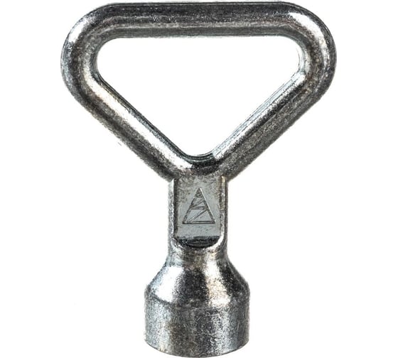 Изображение товара Трехгранный ключ ТРИЗАМ d= 9 мм, H=46,5 мм, металл, покрытие цинк, К01.79.1.1, 10 шт. TRZ0218