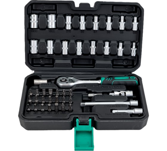 Изображение товара Набор инструмента Сервис Ключ в чемодане, 44 предмета 71044