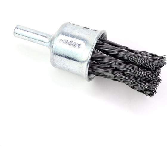 Изображение товара Щетка концевая жгутовая для дрели 20х6 мм, сталь 0.35 мм SIT 0840