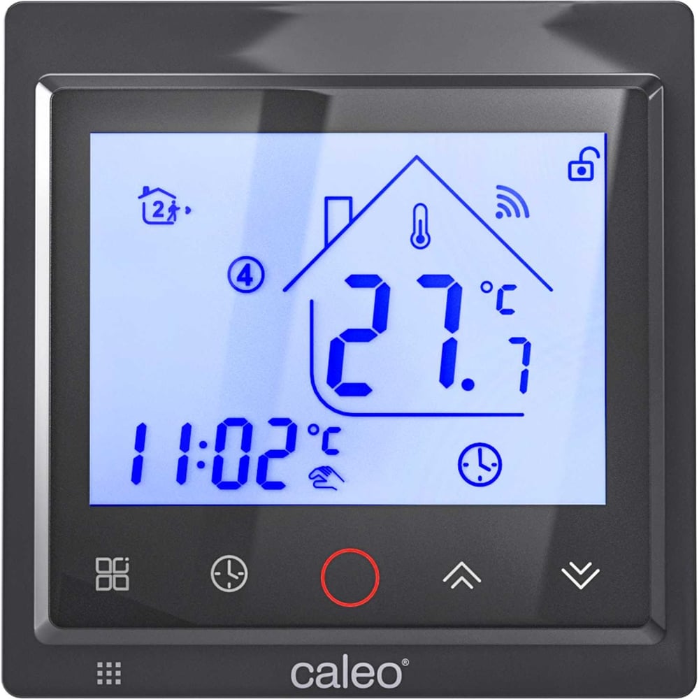Изображение товара Цифровой Wi-Fi терморегулятор CALEO S936 черный для пола и помещения