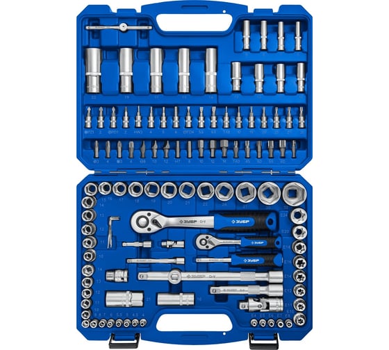 Изображение товара Универсальный набор инструмента ЗУБР Профессионал А-110 110 предметов 27635-H110_z01