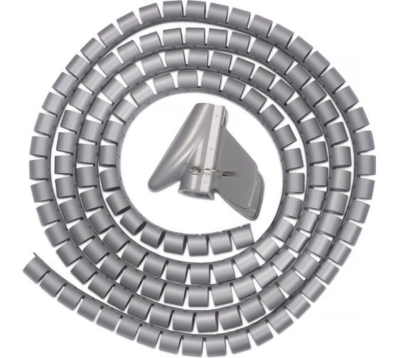 Изображение товара Пластиковый спиральный рукав для кабеля д.20 мм (2 м) и инструмент ST-20 Cabeus PCB-20