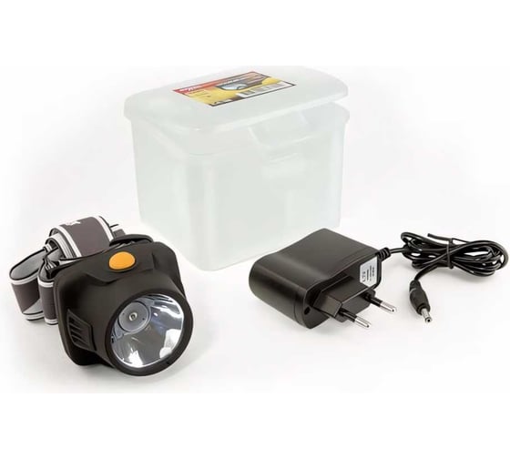 Изображение товара Налобный фонарь ЯРКИЙ ЛУЧ LH-100A Компакт 3W LED Li-Ion 4606400616214