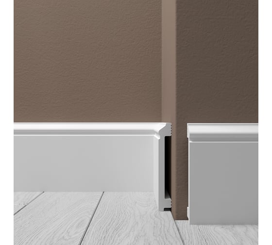 Изображение товара Плинтус напольный Де-Багет XPS POLYMER Н 4 00-00105956