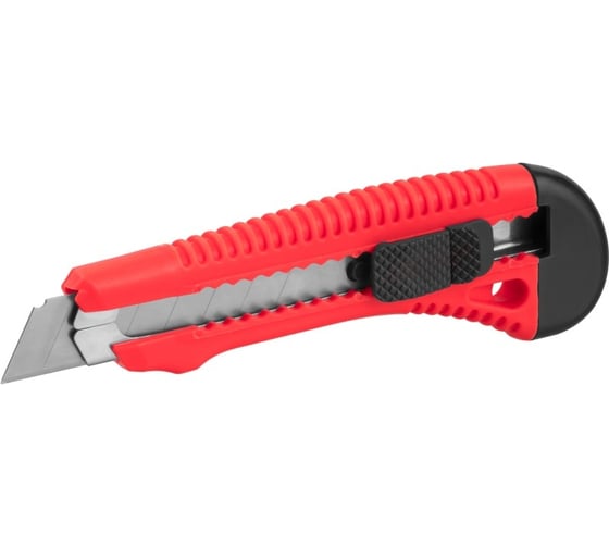 Изображение товара Нож с выдвижным лезвием ОНЛАЙТ oht-nv06-18 усиленный, 18 мм 80905