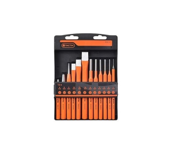 Изображение товара Набор зубил и добойников TACTIX 12 предметов 230112