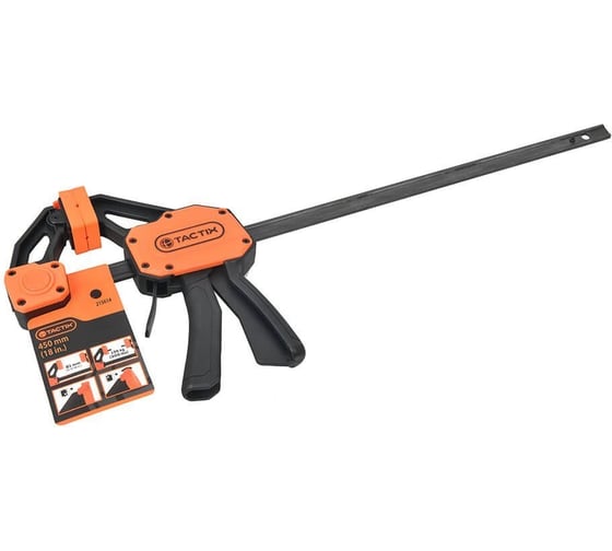 Изображение товара Быстрозажимная переставная струбцина TACTIX HD 450 мм 215614
