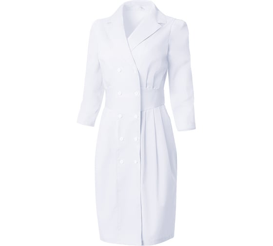 Изображение товара Халат СОЮЗСПЕЦОДЕЖДА Синдика|Sindika, сатори, белый, р.48/170 2000000238845