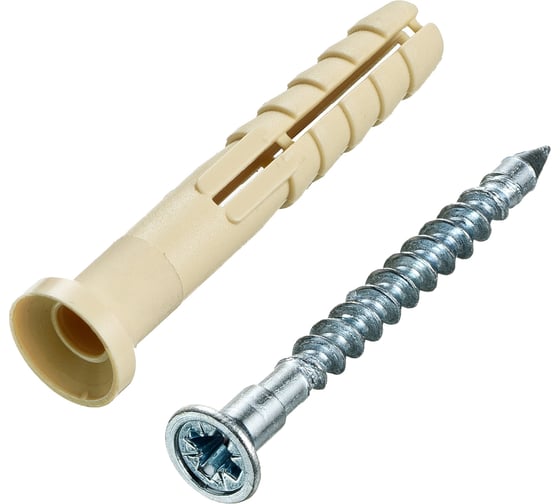 Изображение товара Дюбель-гвоздь Tech-Krep SMX-L 6x40 мм, нейлон, потайная манжета, 2000 шт. 133398