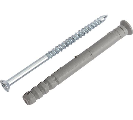 Изображение товара Дюбель-гвоздь Tech-Krep полипропилен, потайная манжета, SM-L 8x80 мм, 500 шт. 125229