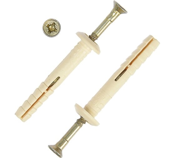 Изображение товара Дюбель-гвоздь Tech-Krep SMX-G 6x40 мм, нейлон, грибовидная манжета, 2000 шт. 133395