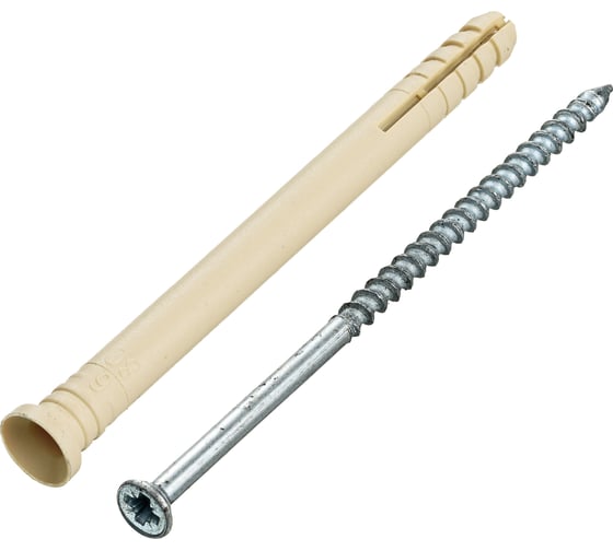 Изображение товара Дюбель-гвоздь Tech-Krep SMX-L 6x80 мм, нейлон, потайная манжета, 1000 шт. 133400