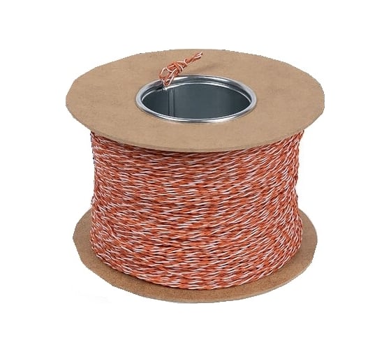 Изображение товара Кроссировочная витая пара Cabeus неэкранированная U/UTP (Jumper Wire) категория 5e, 1 пара (24 AWG), одножильный (solid), без общей внешней оболочки UTP-1P-Cat.5e-SOLID-CROSS-305-OR