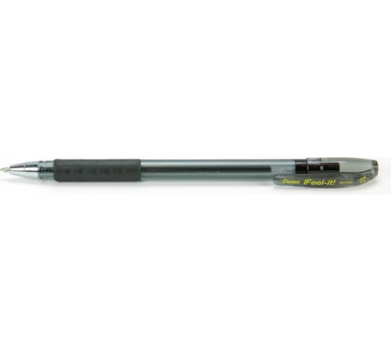 Изображение товара Шариковая ручка Pentel Feel it! d 1 мм 12 шт BX490-A черные чернила 671360